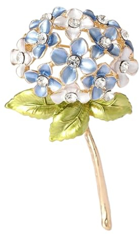 Delicate Design Hydrangea Brooch Versatile Jewelry Pin Embellishment Hydrangea Brooch