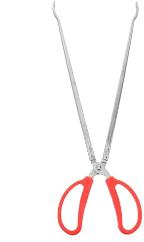 GANAZONO Pinza per Granchio Blu in Acciaio Inox Design Ergonomico, per Catturare Granchi e Pesci All'aperto nei Laghi Presa Confortevole e Resistente
