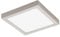 EGLO connect LED Deckenleuchte Fueva-C, Smart Home Deckenlampe, Material: Metallguss, Kunststoff, Farbe: Nickel matt, L: 30x30 cm, dimmbar, Weißtöne und Farben einstellbar