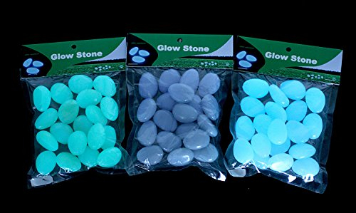 trendfinding 165 g / 3,5 cm Deko Leuchtsteine Leuchtkiesel Dekosteine Steine Tischdeko Tischdekoration