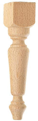 Pied de table basse en bois tourné, pack de 4 unités - 144,143,142 (200 x 45 x 45 mm (144))