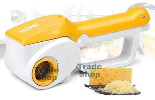 Trade Shop - GRATTUGIA ELETTRICA CORDLESS RICARICABILE DOPPIO RULLO 12W KIT RICARICA BATTERIA -