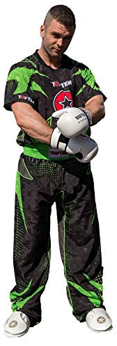 TOP TEN Kickboxuniform „Future“ - Gr. XXL = 200 cm, schwarz-Gruen