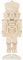 Rayher 62918505 Holz-Nussknacker FSCMixCred,zum Stellen, natur, 6x16 cm