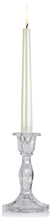 Kerzenleuchter Glas Spitzkerzen Ø 25 mm, Höhe 153 mm