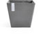 Ashortwalk ECOPOTS Rotterdam Pot de fleurs en plastique recyclé Gris 40 x 40 x 35 cm