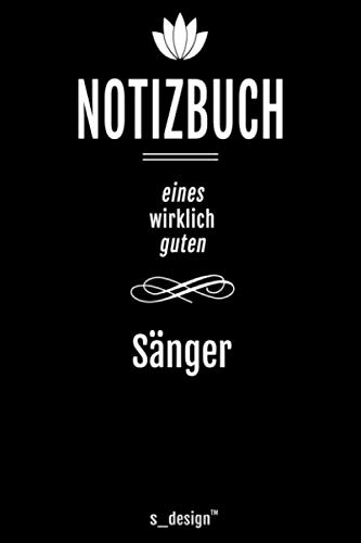 Notizbuch für Sänger / Opern-Sänger / Musical Sänger: Originelle Geschenk-Idee [120 Seiten gepunktet Punkte-Raster blanko Papier]
