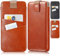 KAVAJ Case Compatible With Apple iPhone 12 Mini 5.4 Leather - Miami - Cognac Brown Wallet Cover Phone Case with card holder