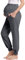 Lang Schlafanzug/Pyjama/Yoga Hose f Schwangere Umstands Schwangerschaft Jogginghose Bequeme Leichten(Dunkelgrau,XL)
