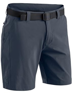 Maier Sports Nil Short M, Kurze Herren Wanderhose, Wasserabweisende Hose | Für Trekking und Hiking, Dryprotec für schnelles Trocknen, mSTRETCH pro 4 für mehr Komfort, Perfekt für den Sommer