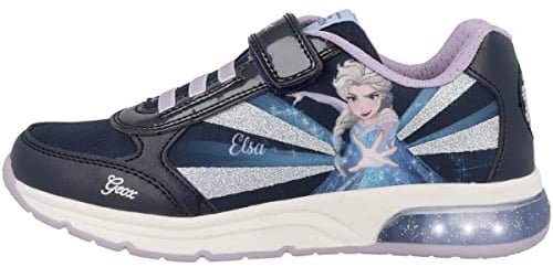 Geox Mädchen J Spaceclub Girl B Sneakers, Navy Sky, 31 EU