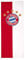 FC Bayern München I Bannerfahne Logo 300 x 120 cm I Rot/Weiß