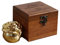 CADEAUX.COM Rose éternelle - Bouton de Rose en Or et Rose éternelle secrète dans Son Coffret en Bois gravé Personnalisable - Idée Cadeau Maman - Cadeau Femme - Cadeau Saint-Valentin