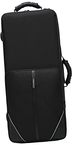 Perfeclan Saxophon-Rucksack, wasserdichte Aufbewahrungstasche mit Schultergurten, leichte Saxophon-Gig-Tasche für Performance Altsaxophon-Showkonzert, Rechteck