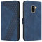 OKZone Kompatibel mit Samsung Galaxy A6 2018 Hülle, Handyhülle Samsung A6 2018, PU Leder Tasche Wallet Schutzhülle Galaxy A6 2018, Flip Cover Klappbar Etui mit Magnet Kartenfach Lederhülle (Blau)