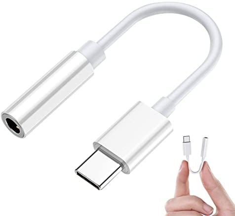 Type C To 3.5mm Headphone Audio Converter,USB Type C Headphone Jack Adapter All Type C models Jack Headphone Cable Audio Adapter Compatible with Samsung Galaxy S10, S9, PlayStation 5, Sony XZ, iPad
