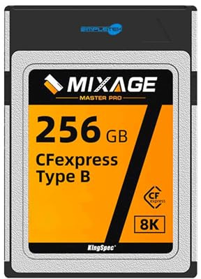 Simpletek – Compact Flash Express CFexpress Video Professionelle Foto | 256 GB, 1500 MB/s, 4K, 8K