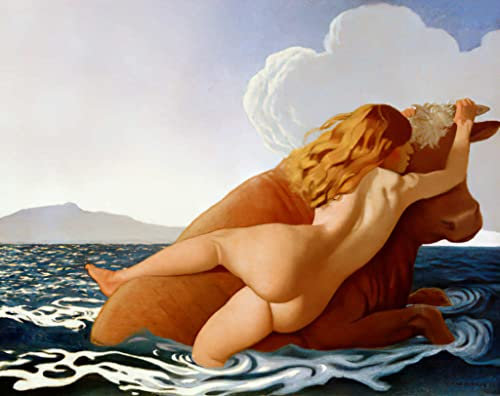 Kunstdruck/Poster: Felix Edouard Vallotton Die Entführung der Europa - hochwertiger Druck, Bild, Kunstposter, 75x60 cm