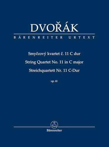 Streichquartett Nr. 11 C-Dur op. 61: Studienpartitur