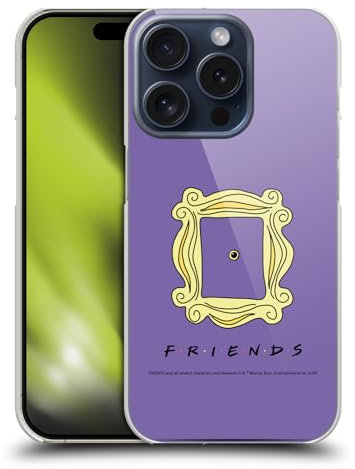 Head Case Designs Offizielle Friends TV Show Guckloch Rahmen Ikonisch Harte Rueckseiten Handyhülle Hülle Huelle kompatibel mit Apple iPhone 15 Pro