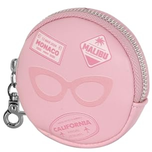 Barbie Travel-Cookie Portemonnaie, Rosa, 8,7 x 8,7 cm
