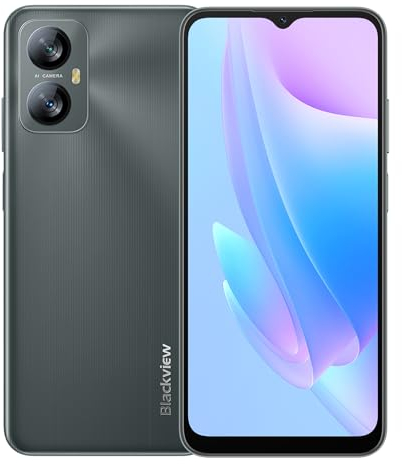 Blackview A52 Pro - Smartphone 4G - Téléphone Portable T606 Octa Core - Écran 6,5 Pouces - 6 Go + 128 Go - Batterie 5180 mAh - Caméra Arrière 13 MP - Noir
