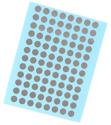 Dickly 88 Stück leitfähiges Klebeband, leitfähige Tastenpads, Touch-Leitpunkte für Fernbedienungstasten, für die Reparatur von