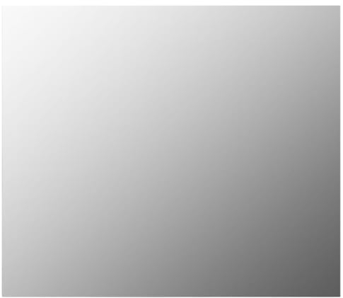 AUUIJKJF Home Outdoor Otros- Espejo sin marco de cristal de 80 x 60 cm