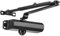 VEVOR Door Closer, Automatic Door Closer Commercial or Residential Use for Door Weights 68 kg, Adjustable Size Hydraulic Buffer Door Closers Heavy Duty Cast Aluminum Body, Easy Install, Black