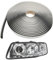 Dfuqanb Nastro Butilico Sigillante Impermeabile 6mm x 4 m, Nastro Butilico Gomma Butilica, Nastro Sigillante Autoadesivo, Nastro Butilico Impermeabile, per fari autocarro finestra porta parabrezza