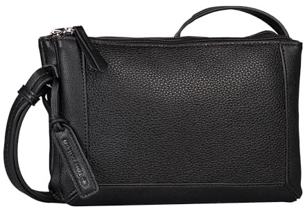 TOM TAILOR Nara Damen Umhängetasche Crossbody Bag Klein Schwarz