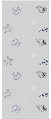 vidaXL Duschrollo 110x240 cm Stoffbreite 106 cm, Duschvorhang, Badewannenvorhang, Seitenzugrollo, Dusche Rollo, Badewannenrollo, Duschvorhang-Rollo