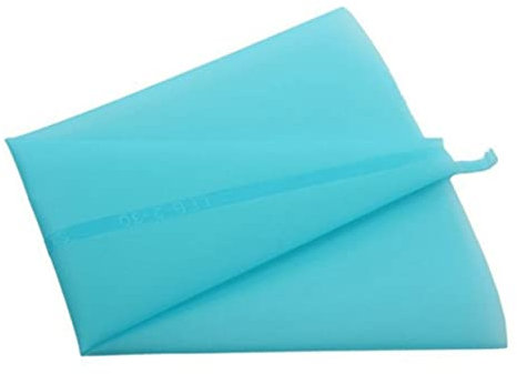 Cabilock Sacchetto Per Decorazione in Silicone Riutilizzabile Per Decorare Torte Biscotti Interno Liscio Esterno Antiscivolo Uso Alimentare