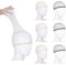 6 Stk Haarnetz Nylon Wig Cap,Netz Perückennetz,Haarnetz für Perücken,Perückennetz Unterziehhaube,Dehnbare Atmungsaktive Perücke Kappen,Elastische Perückenkappe,Perücken Zubehör für Alltagsperücken