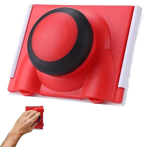 Outil de bordure de couleur, outil de peinture multifonction, coupe-bordure en latex, pour couper dans les murs et les plafonds, rouge