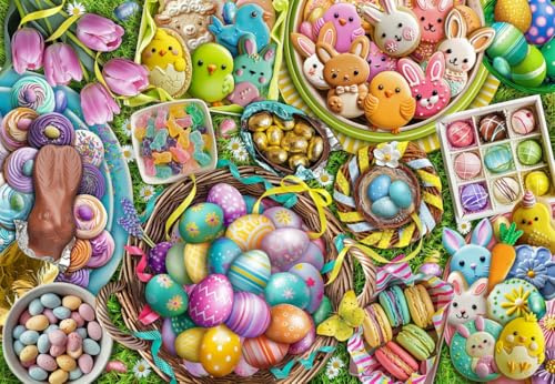 Puzzle 1000 Teile - Osterleckereien