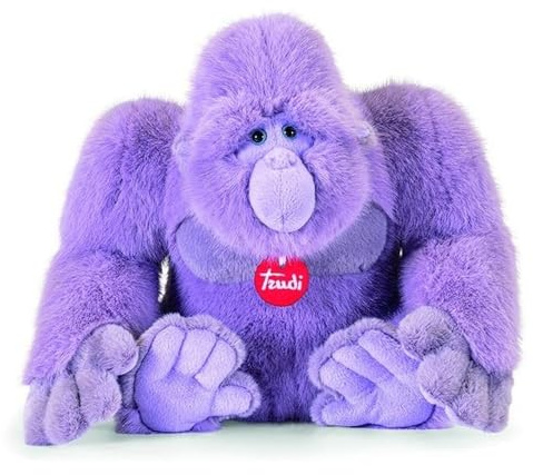 Trudi Gorilla Giorgio | Animali peluche idea regalo | 29x25x24 cm taglia M | Classici Esotici | modello 27924