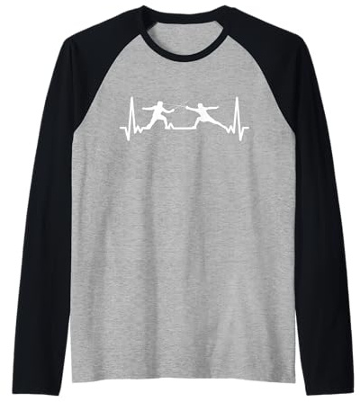 Fechten Game Gamer Fechterin Spiel Fechten Fechter Raglan