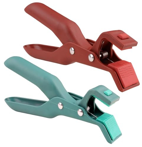 2 Pack Anti Scald Bowl Holder Clip for Hot Food, Heat Resistant Silicone Tongs for Air Fryer, Hot Bowls & Dishes, Non-Slip Microwave Tongs, Hot Plate Gripper, Toaster Tongs