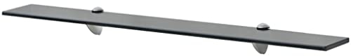 vidaXL Étagère Murale pour Salon Chambre Salle de Bain Verre 80 x 10 cm 8 mm