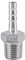 1/4 x 6mm Raccord de Tuyau de Filetage Mâle Raccord de Queue de Tuyau de Barb BSP Acier Inoxydable SS304 Raccord Rapide à Air Comprimé (1/4x6mm)