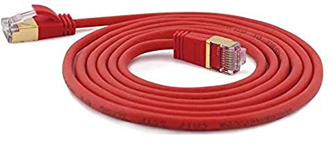 wantecWire 7156 Ultra Slim Patch Cable Red
