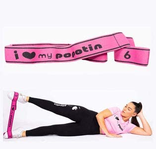 Bande Élastique Fitness 20KG pour Fessier, Hanches et Corps - Renforcement Musculaire, Tonification, Résistance - Spécialiste Popotin Galbé Depuis 10 Ans - I Love My Popotin