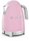 SMEG Bollitore Elettrico KLF04PKEU, 7 Cups, Rosa Pastello