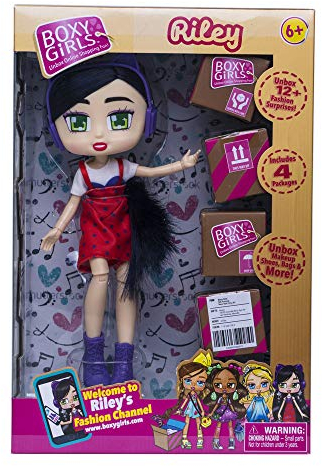 Rocco Giocattoli - Boxy Girls Riley Puppe 20 cm, Mehrfarbig, 763IT