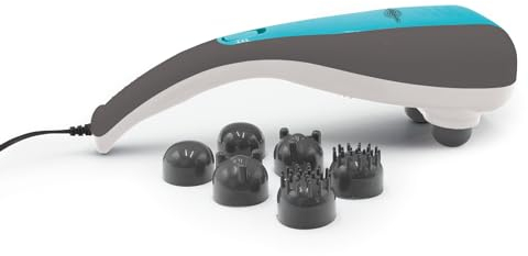 Well Being Percussion Massager Handheld UK Mains Power Deep Tissue Massage Tool