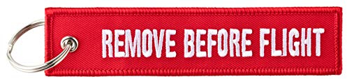 REMOVE BEFORE FLIGHT Schlüsselanhänger
