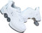 JTKDL Rollschuh Roller Skates Lauflernschuhe, Sneakers, 2in1 Mehrzweckschuhe Schuhe Mit Rollen Skateboardschuhe,Inline-Skate,Verstellbare Quad-Rollschuh Stiefel,Silver-38