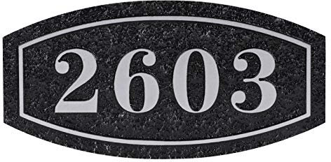 Personalized Custom House 3D Numbers Plaque with Sticker, Retro House Address Door Number Plate Plaque House Sign Number Plate Self-adhesive Embossed House Number Plaque Plate