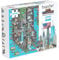 Puzzle Erwachsene/Puzzle 1000 Teile New York - Retro-Gaming im 8-Bit-Stil New York Puzzle für Erwachsene und Kinder mit 100% Recycelte Karton - von bopster